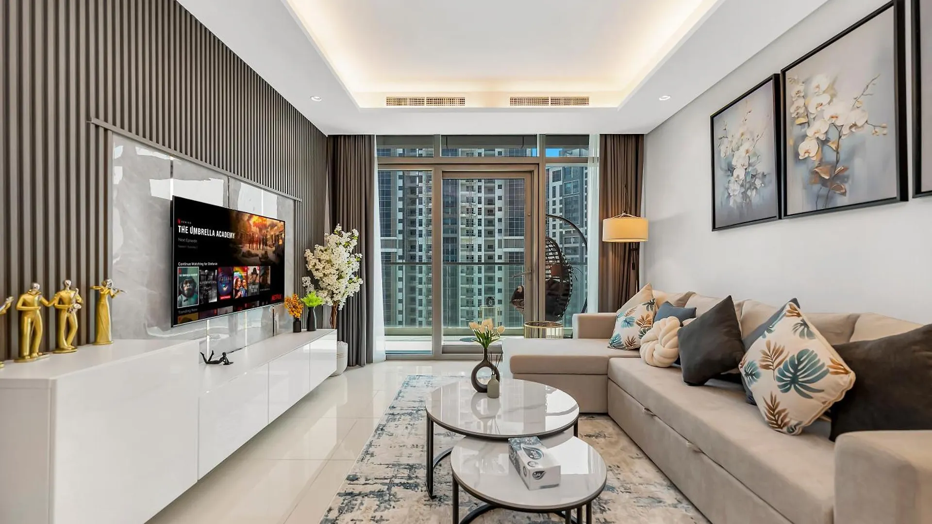 Apartmán Stunning Burj View - High Infinity Pool - Cozy 2Br Dubaj